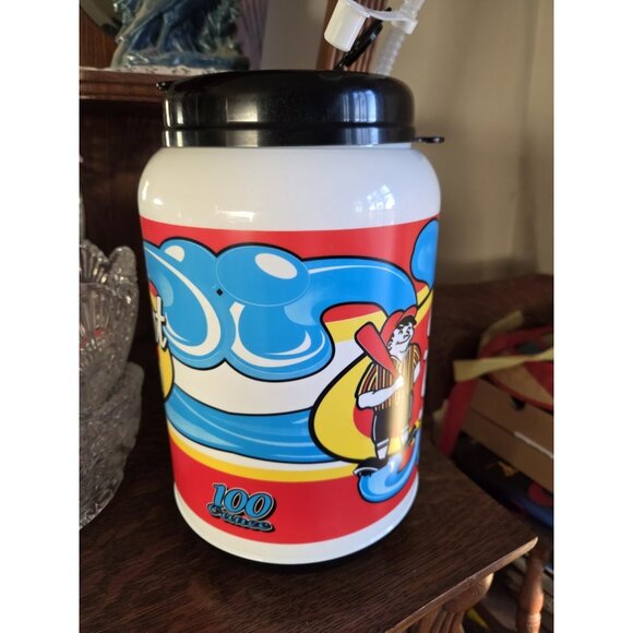 Whirley 100 oz Huge Travel Mug Trucker Insulated Short Stop Baseball - Picture 2 of 9